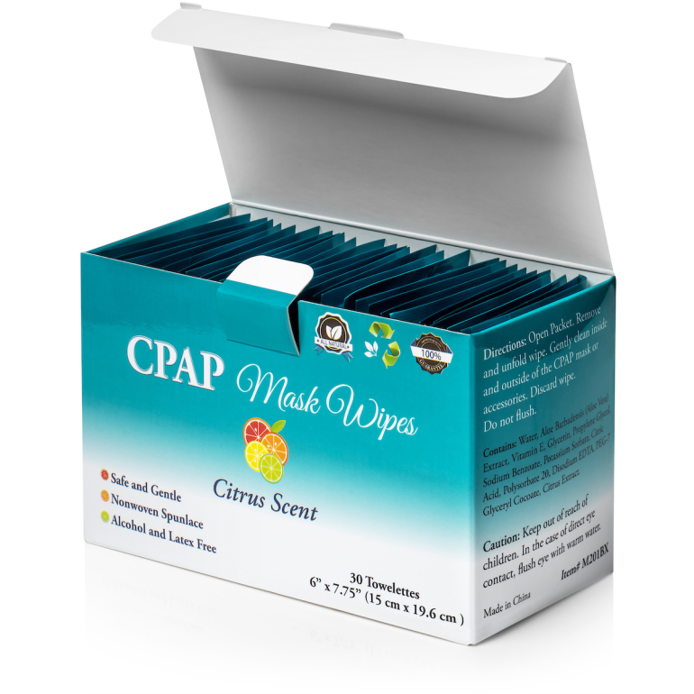 CPAP Wipes Clean Luna PAP Mask